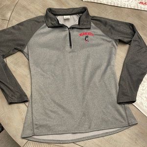 university of Cincinnati athletic fleece 1/2 zip